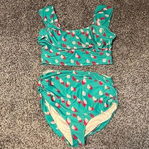 Albion Fit high waisted two piece bungalow Large